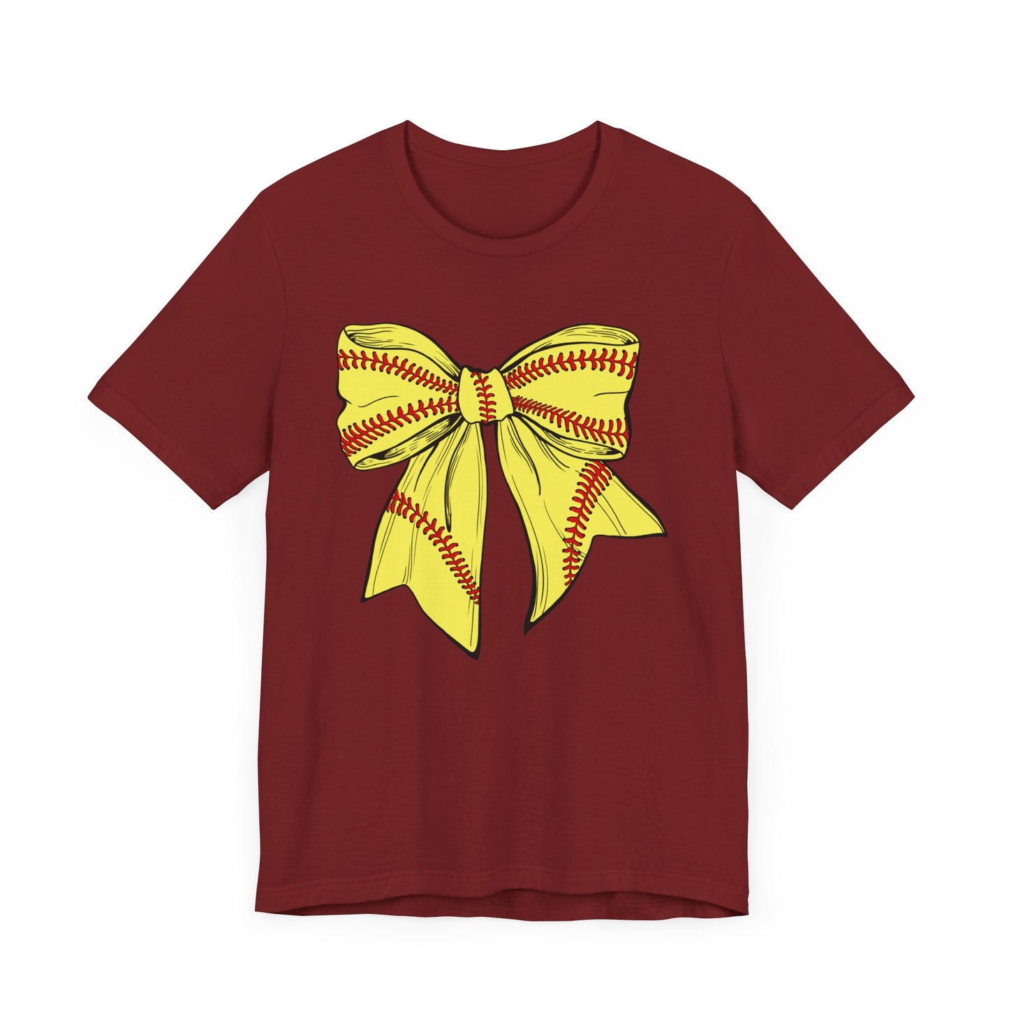 Softball Bow Adult Tee