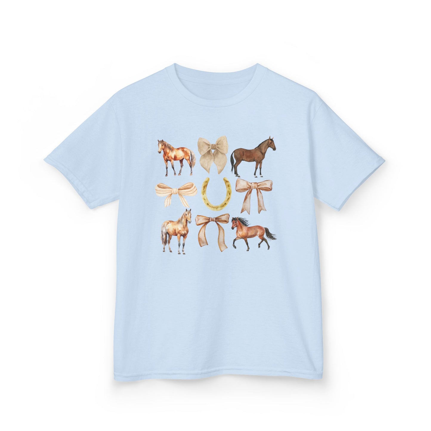 Youth Horse & Bow Coquette Tee