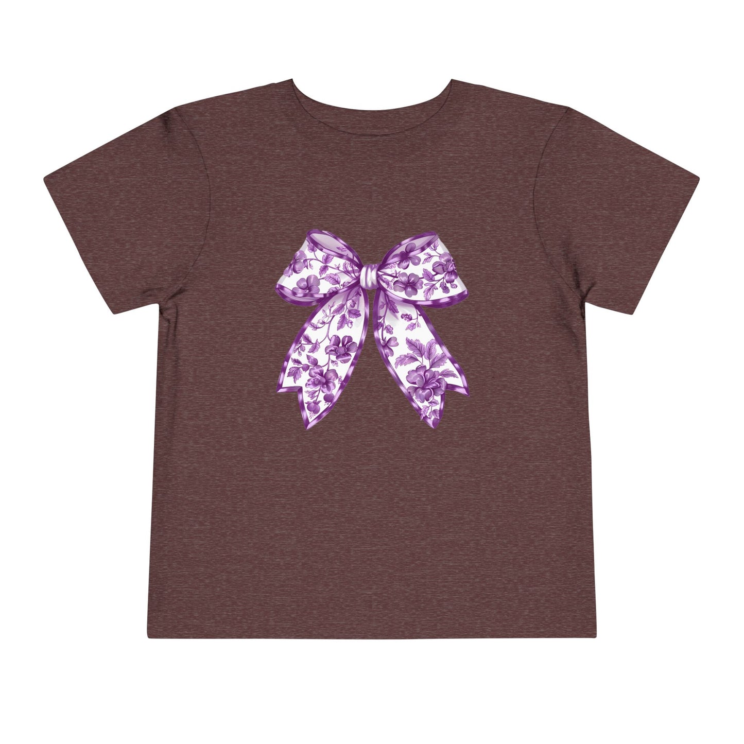 Purple Chinoiserie Bow Toddler Tee
