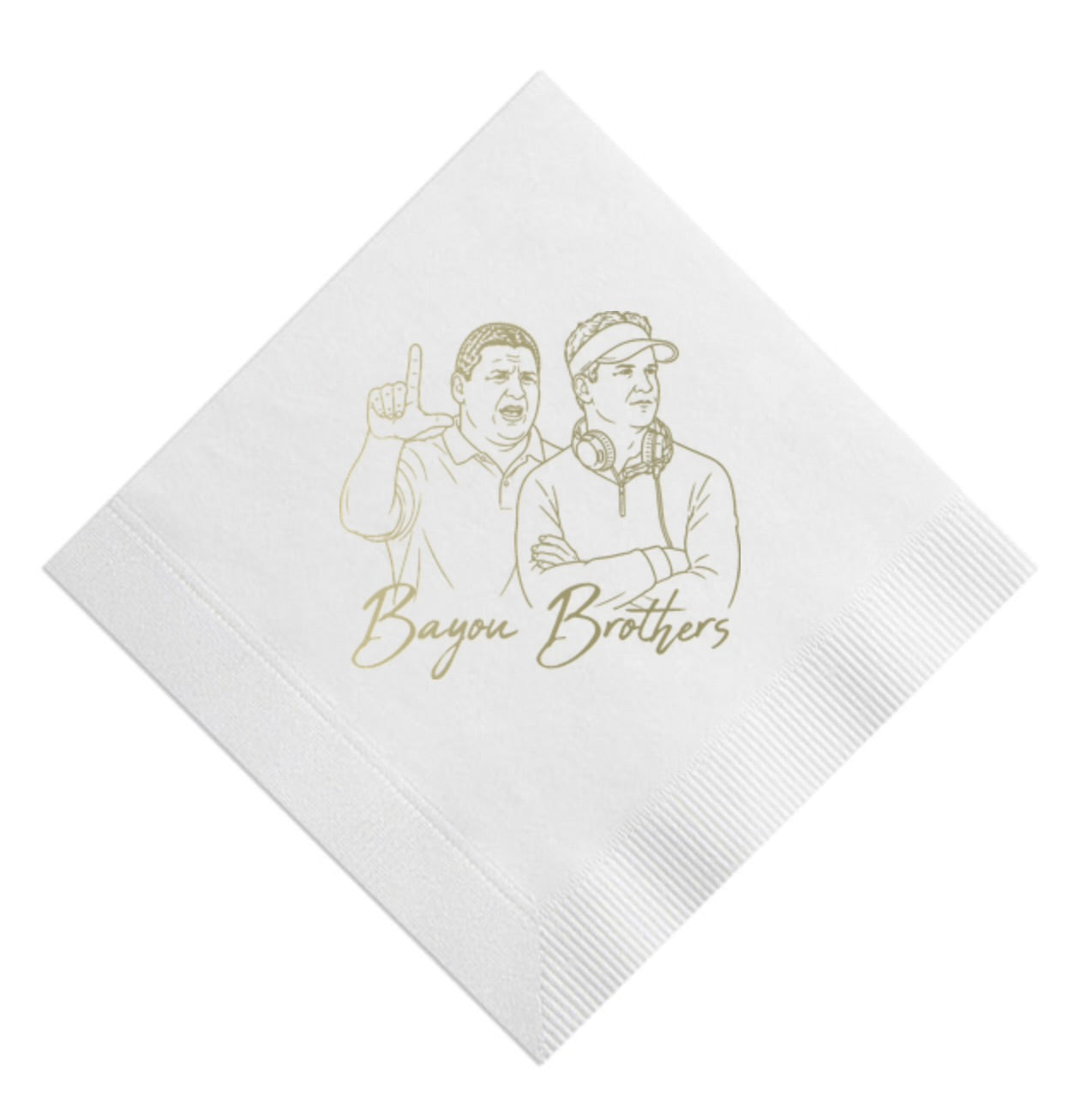 Bayou Brothers Beverage Napkin