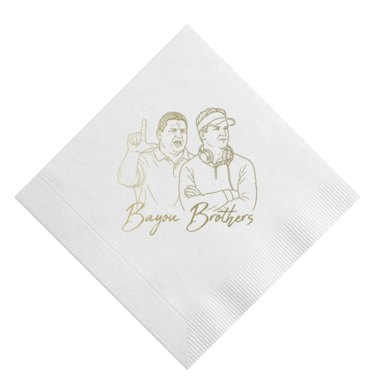 Bayou Brothers Beverage Napkin