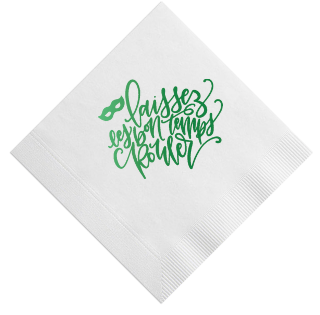 Laissez les bon temps Rouler Beverage Napkin