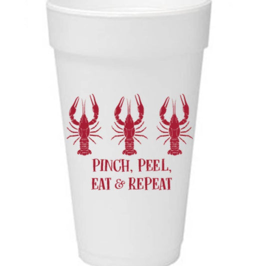 Pinch Peel Styrofoam Cups
