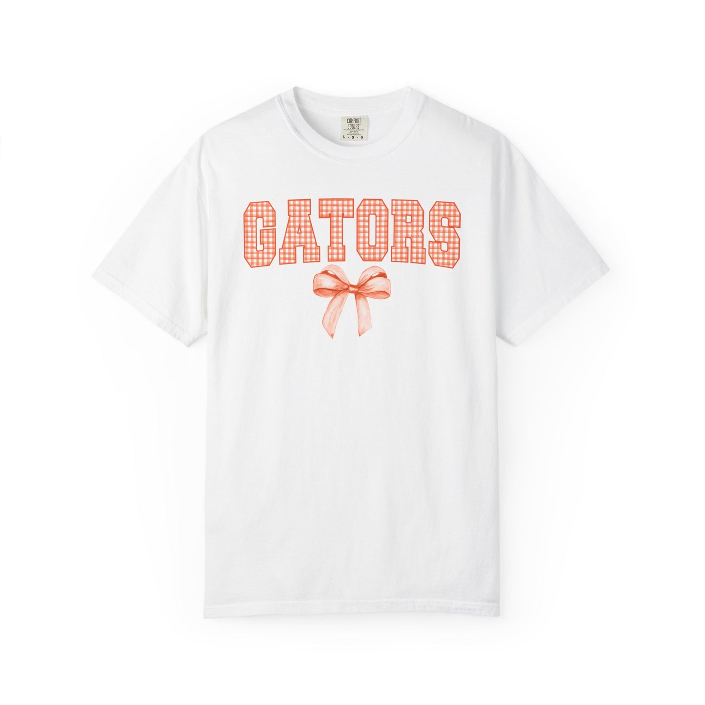 Gators Gingham Bow DTF Transfer