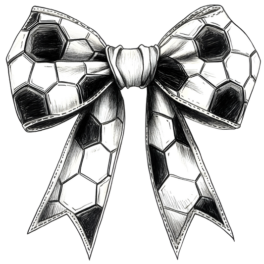 Soccer Bow 2 DTF Transfer