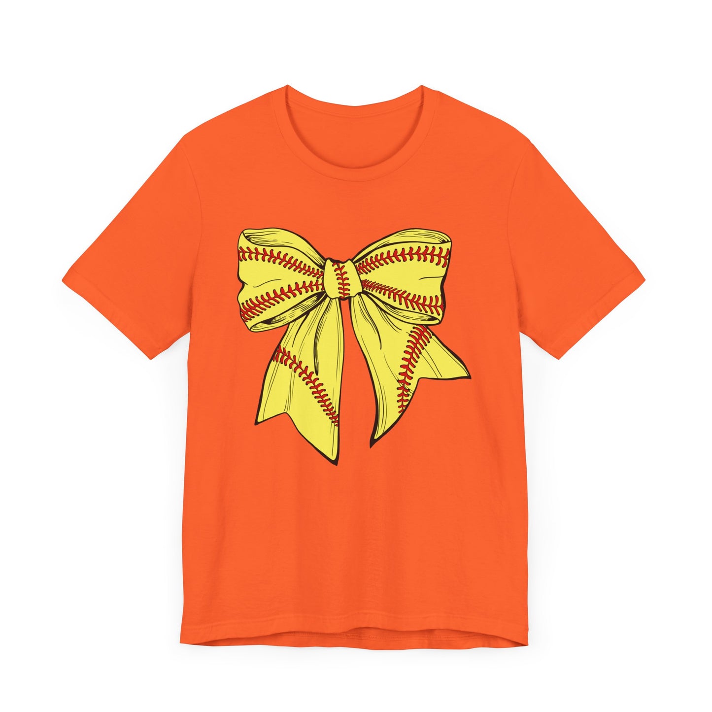 Softball Bow Adult Tee