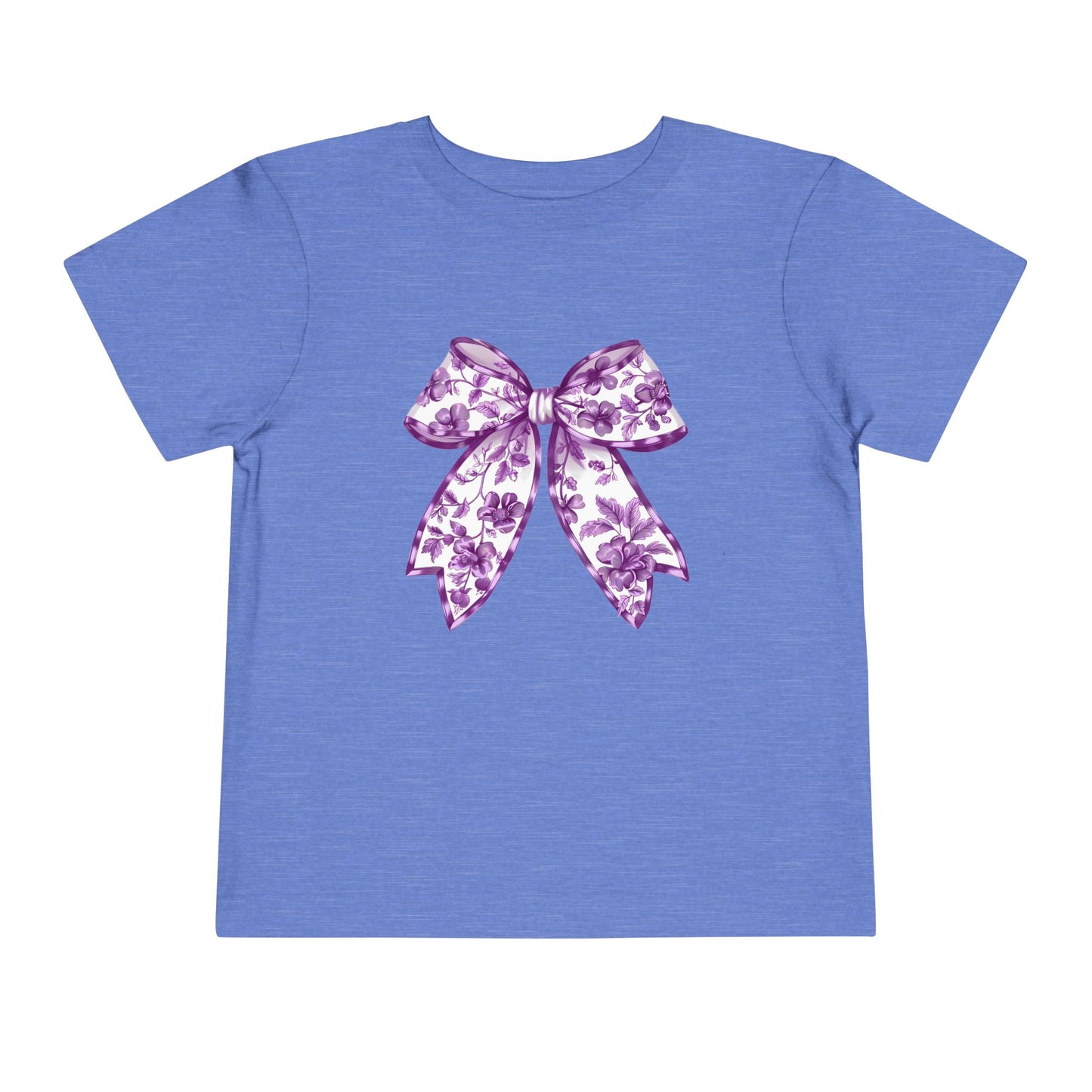 Purple Chinoiserie Bow Toddler Tee