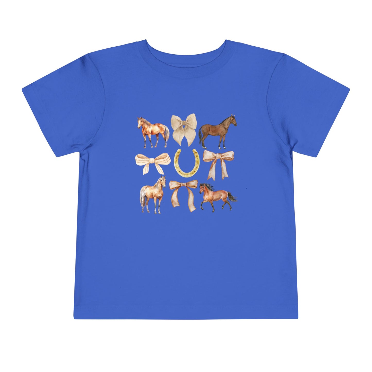 Toddler Horse & Bow Coquette Tee