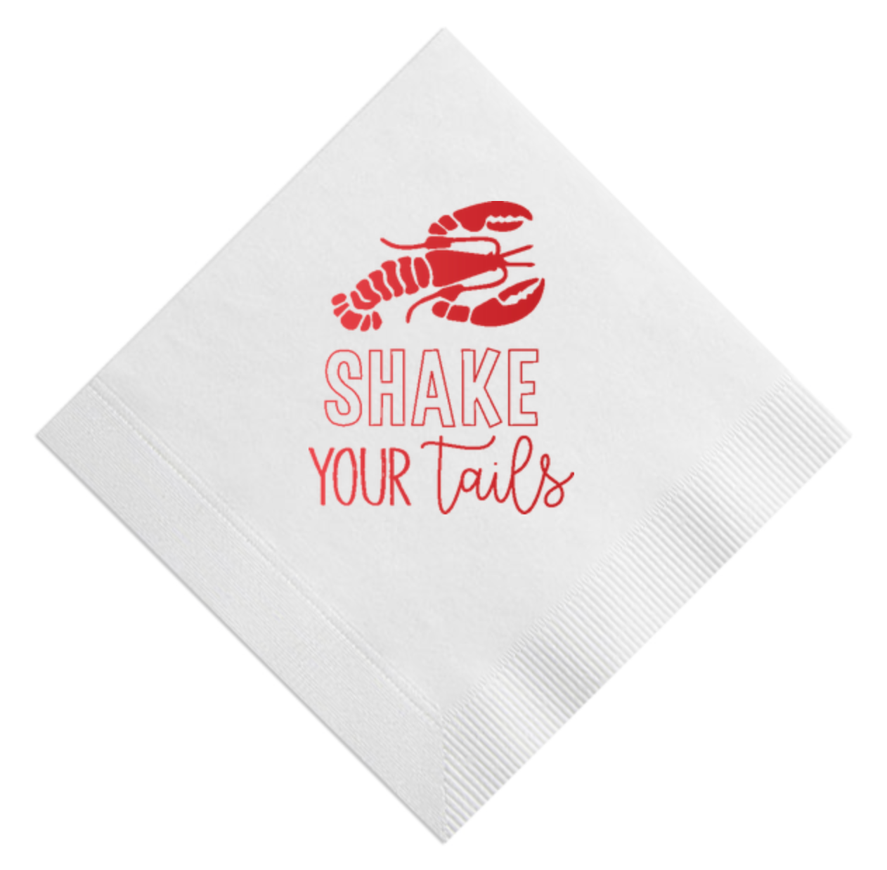 Shake your Tails Beverage Napkins