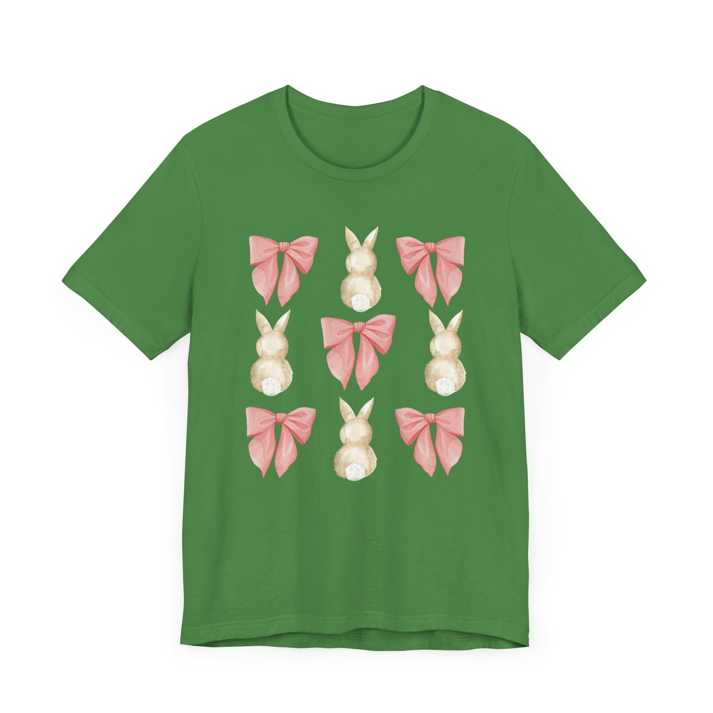 Bunnies & Pink Bow Coquette Adult Tee