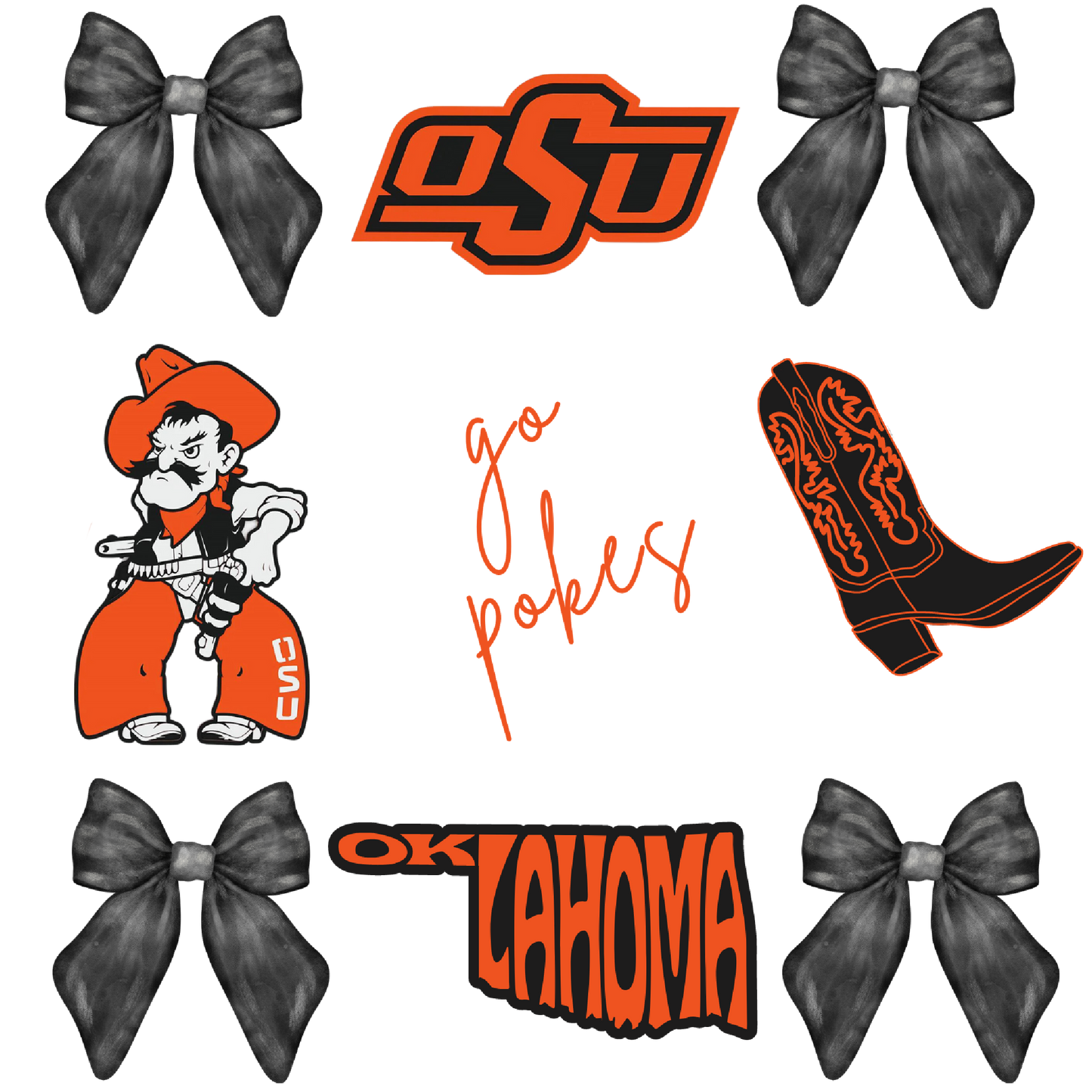 Oklahoma State Coquette DTF