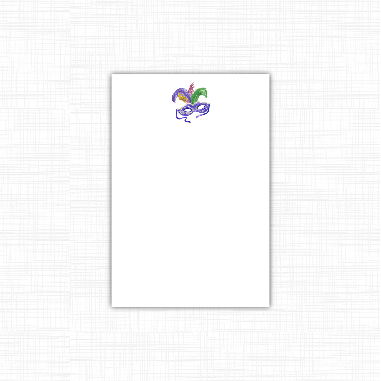 Mardi Gras Notepad