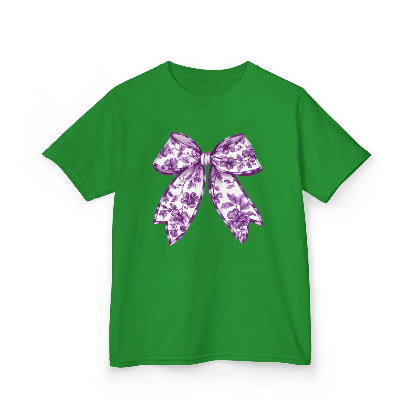 Purple Chinoiserie Bow Youth Tee