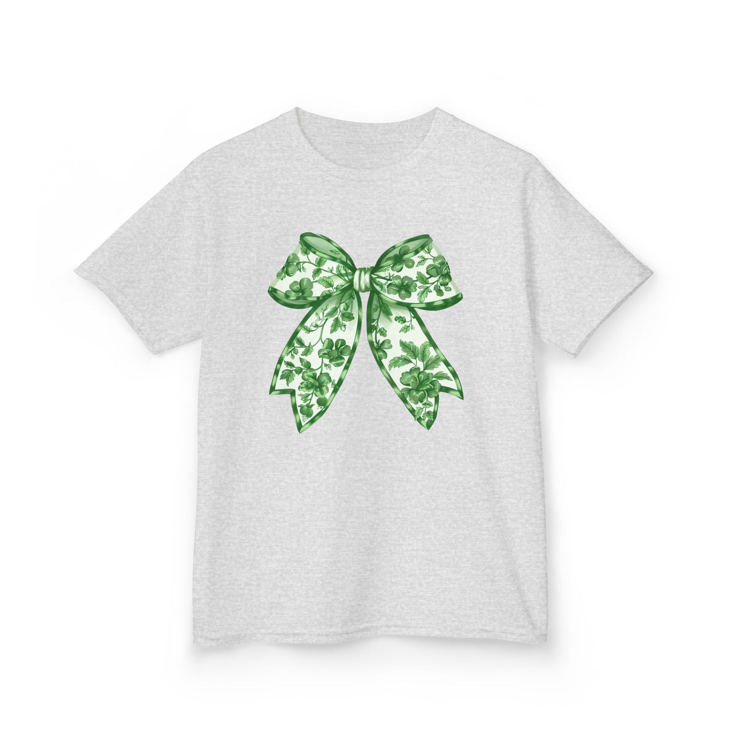 Green Chinoiserie Bow Youth Tee