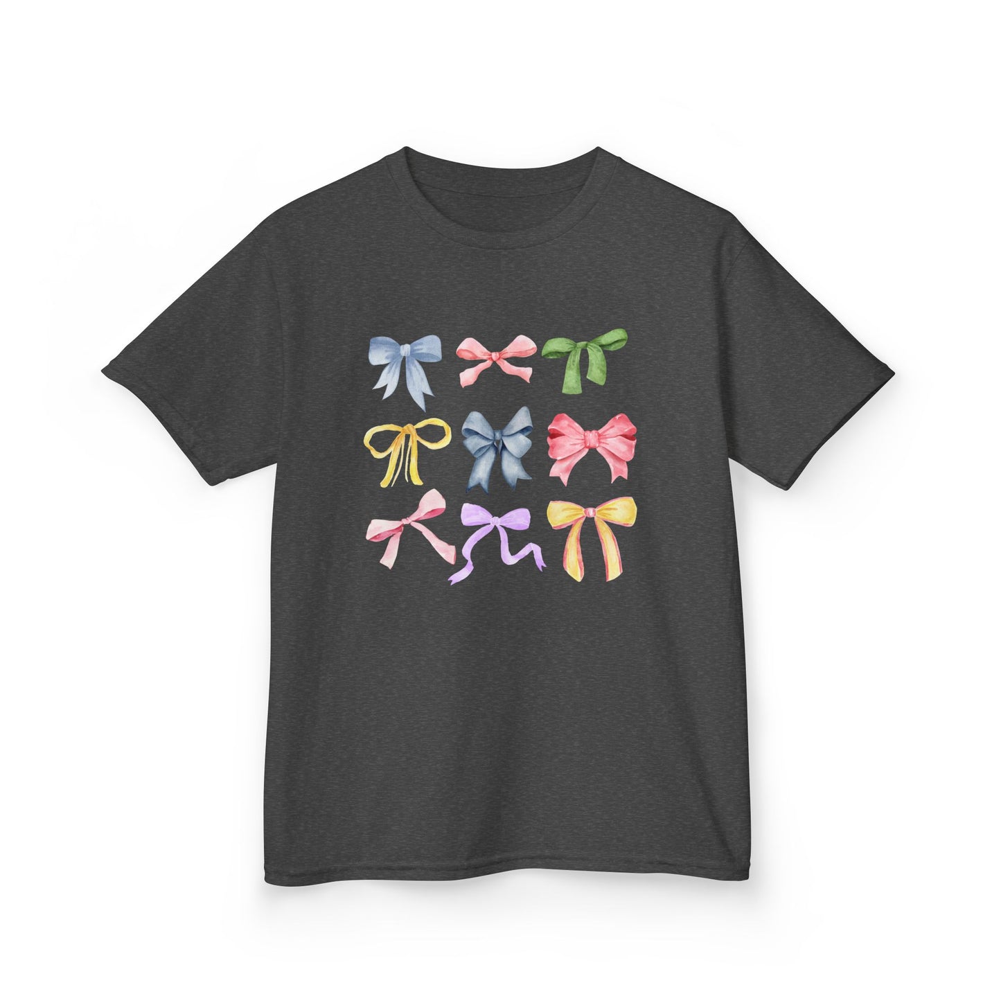 Youth Colorful Bow Coquette Tee