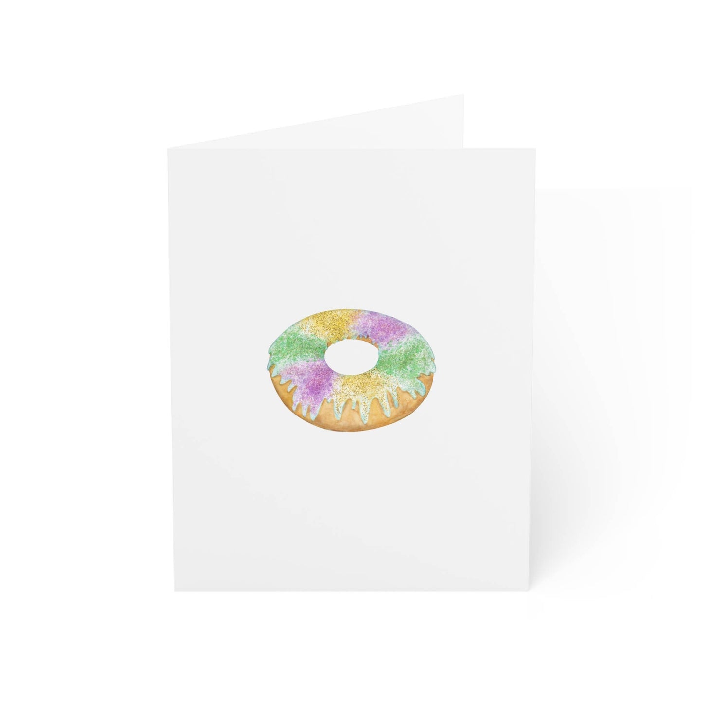 King Cake Greeting Card