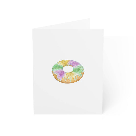 King Cake Greeting Card