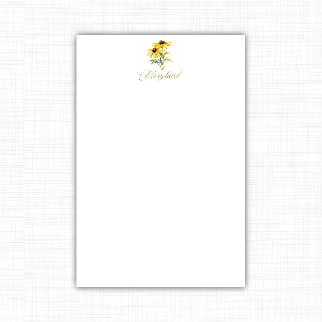 State Flower Notepad