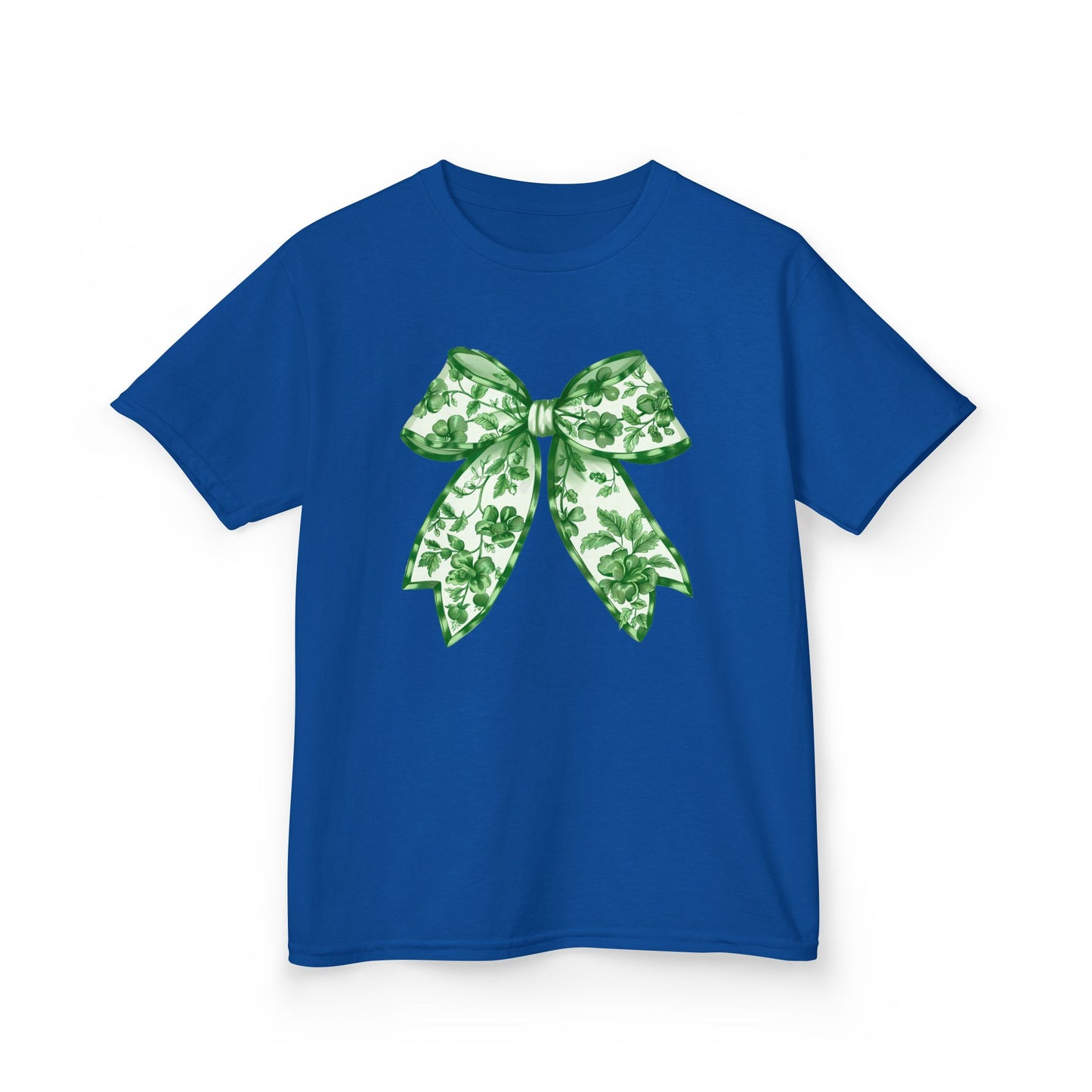 Green Chinoiserie Bow Youth Tee