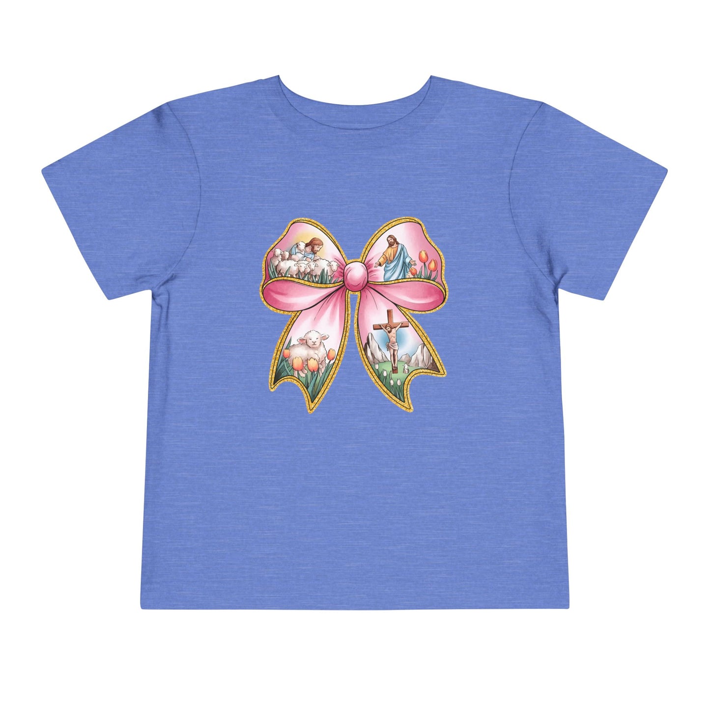 Easter Story Bow Toddler Tee