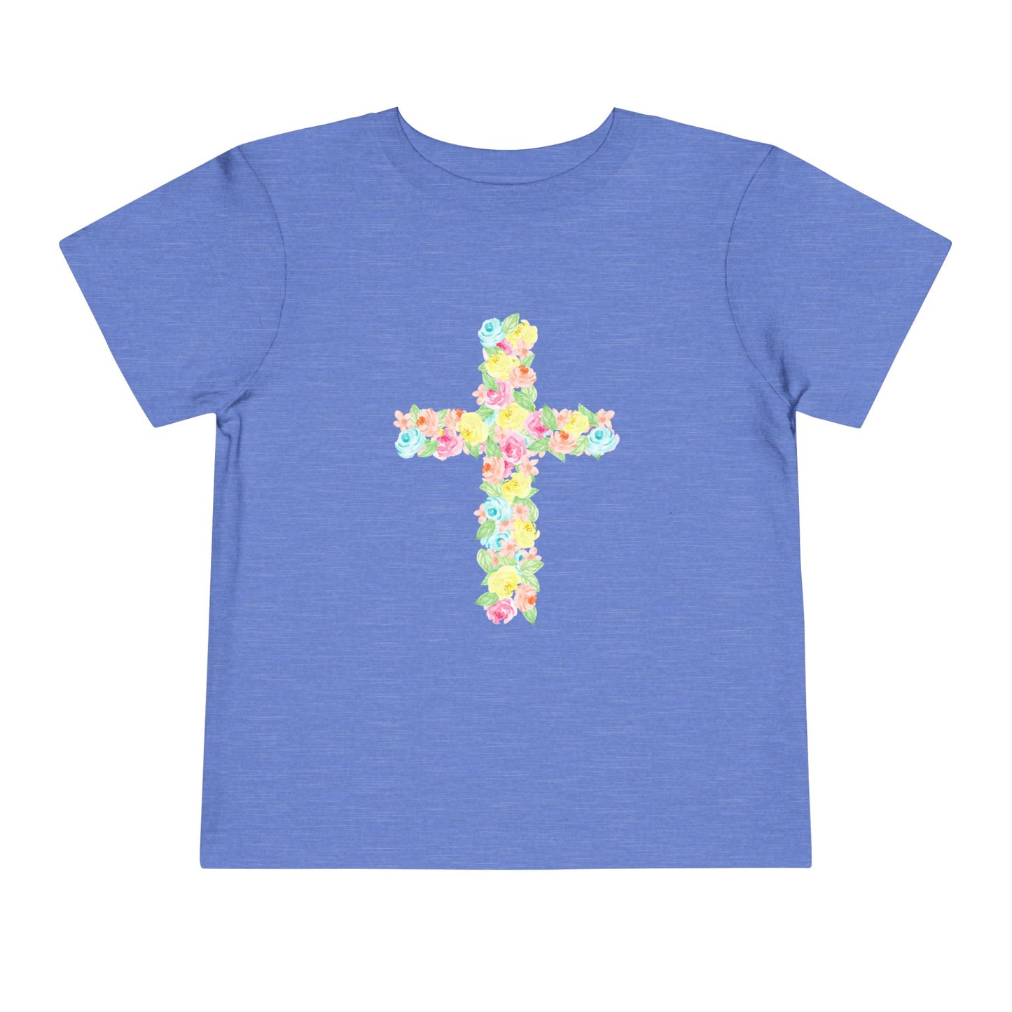 Floral Cross Toddler Tee