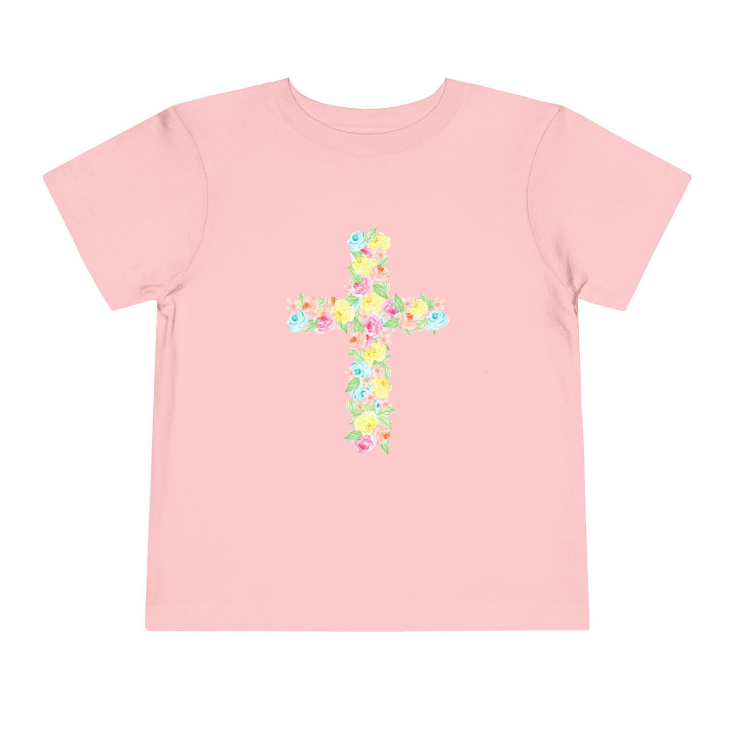 Floral Cross Toddler Tee