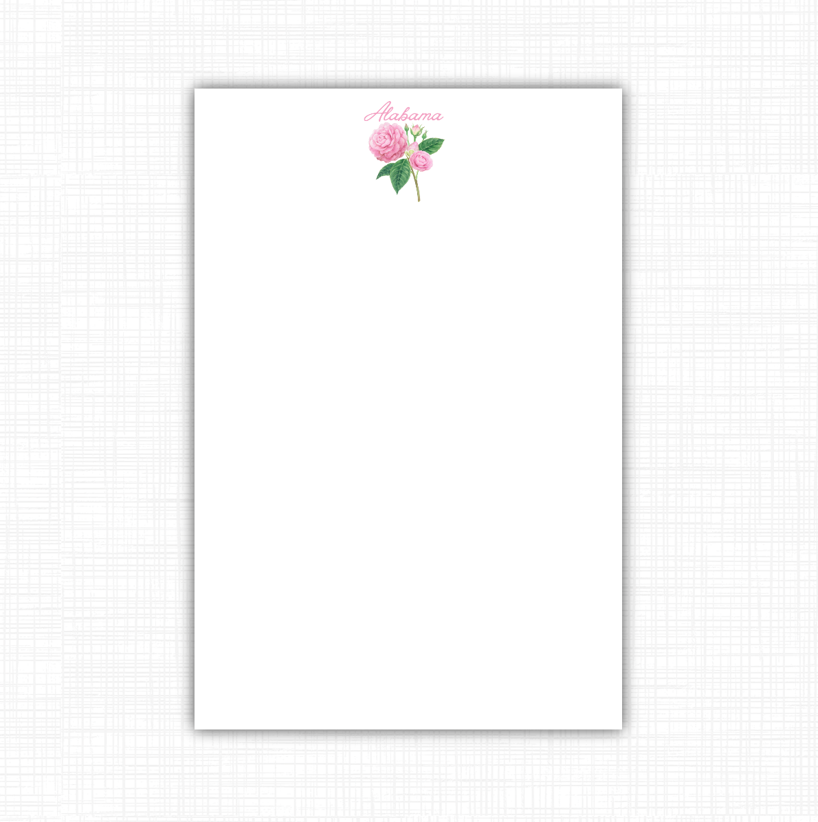 State Flower Notepad