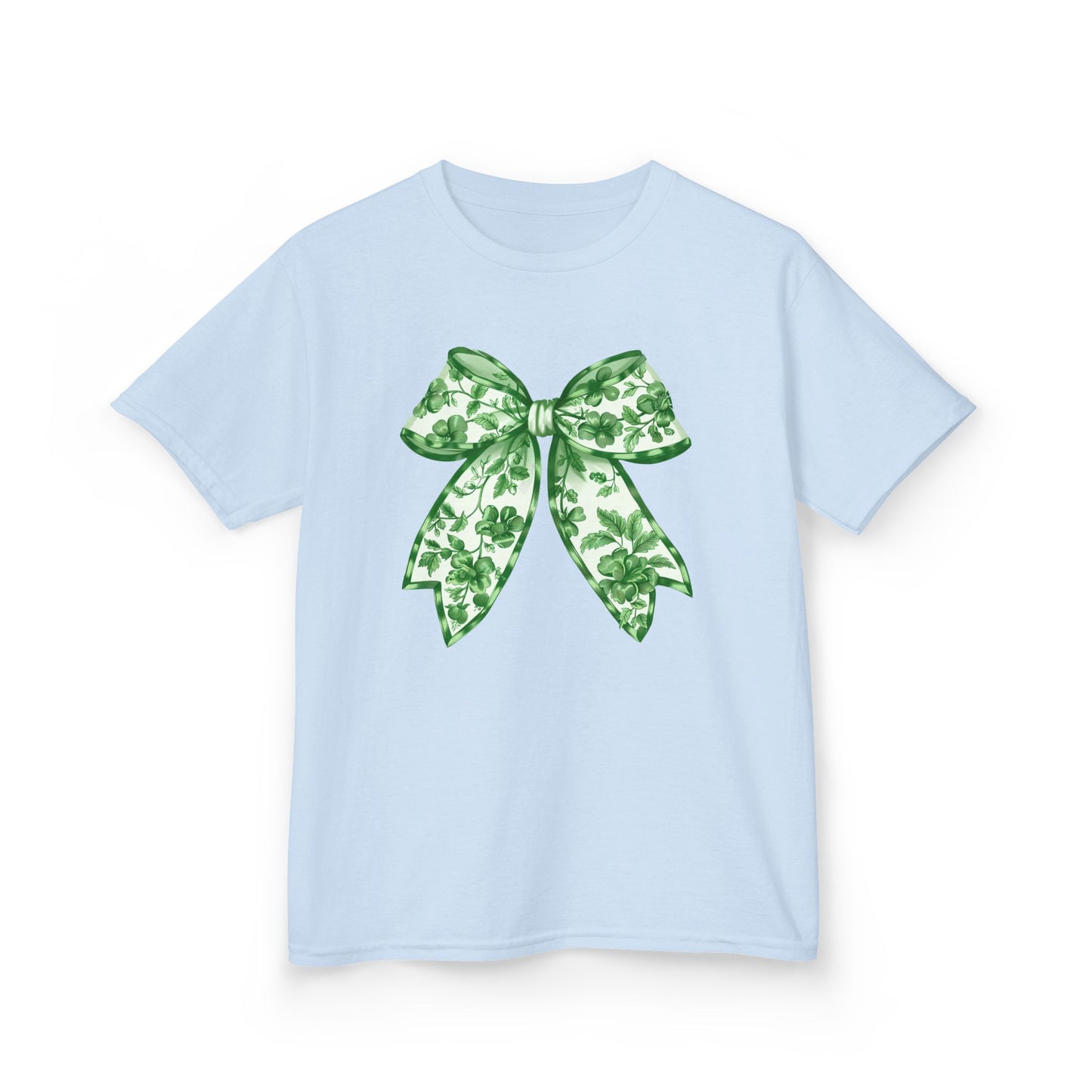 Green Chinoiserie Bow Youth Tee