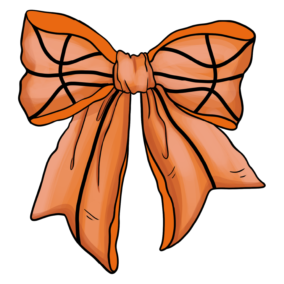 Basketball Bow DTF Transfer