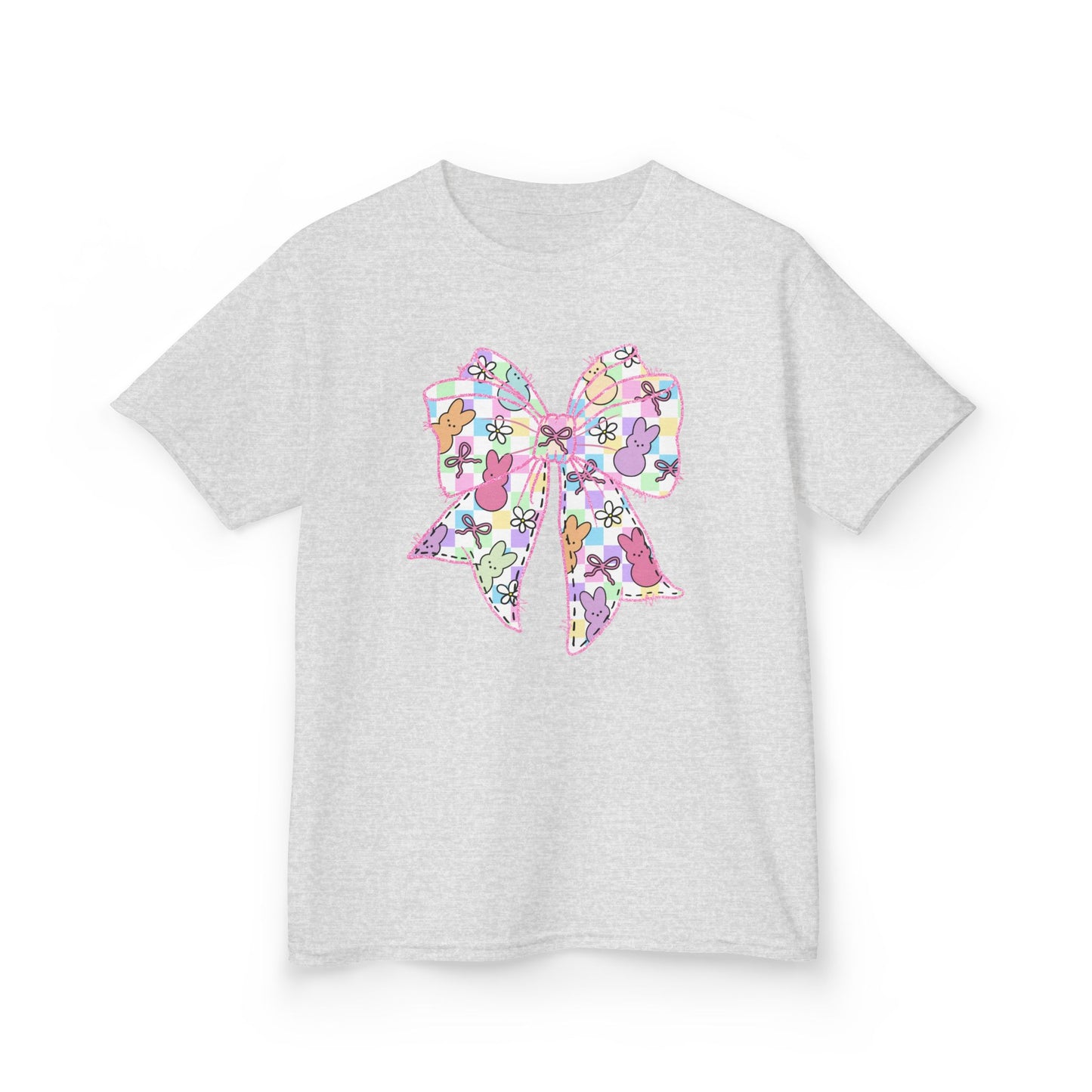 Easter Peeps Coquette Bow Youth Tee
