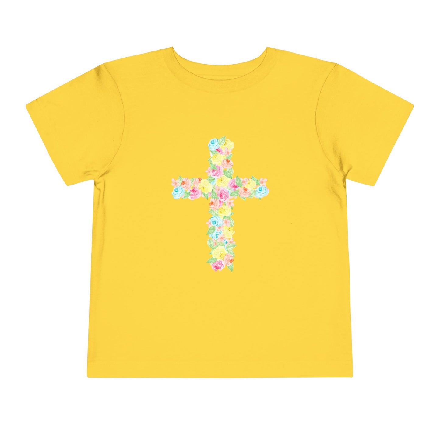 Floral Cross Toddler Tee