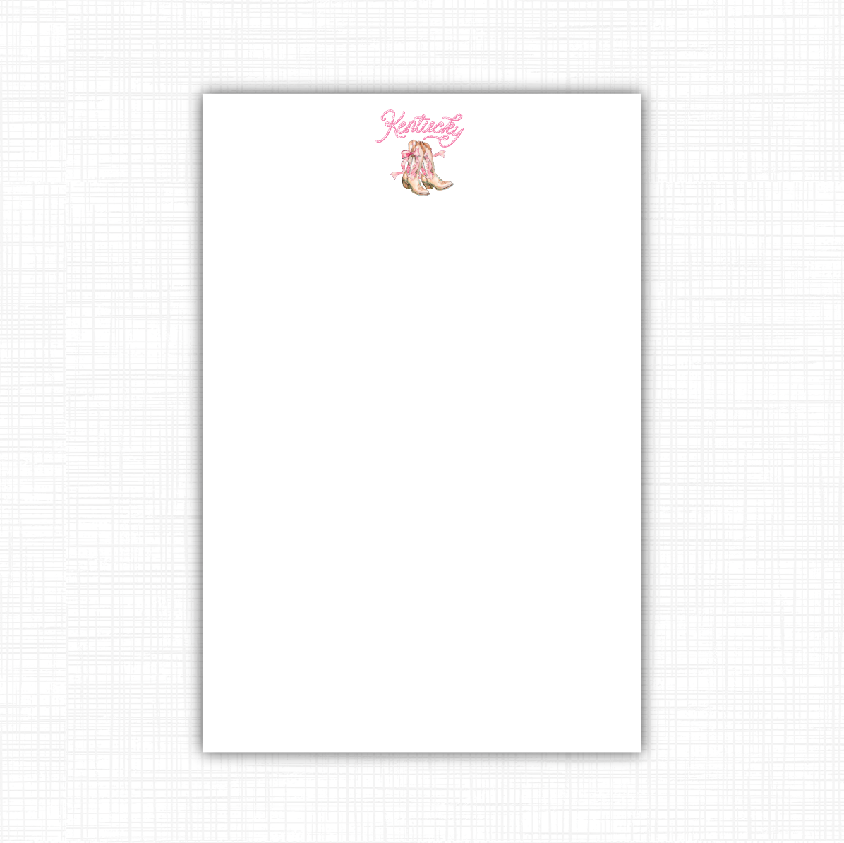 State Coquette Boots Notepad