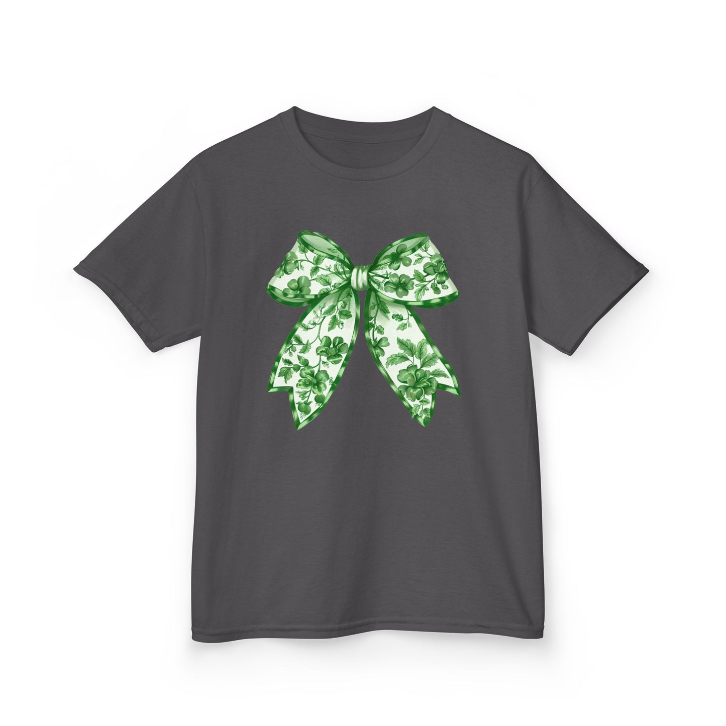 Green Chinoiserie Bow Youth Tee