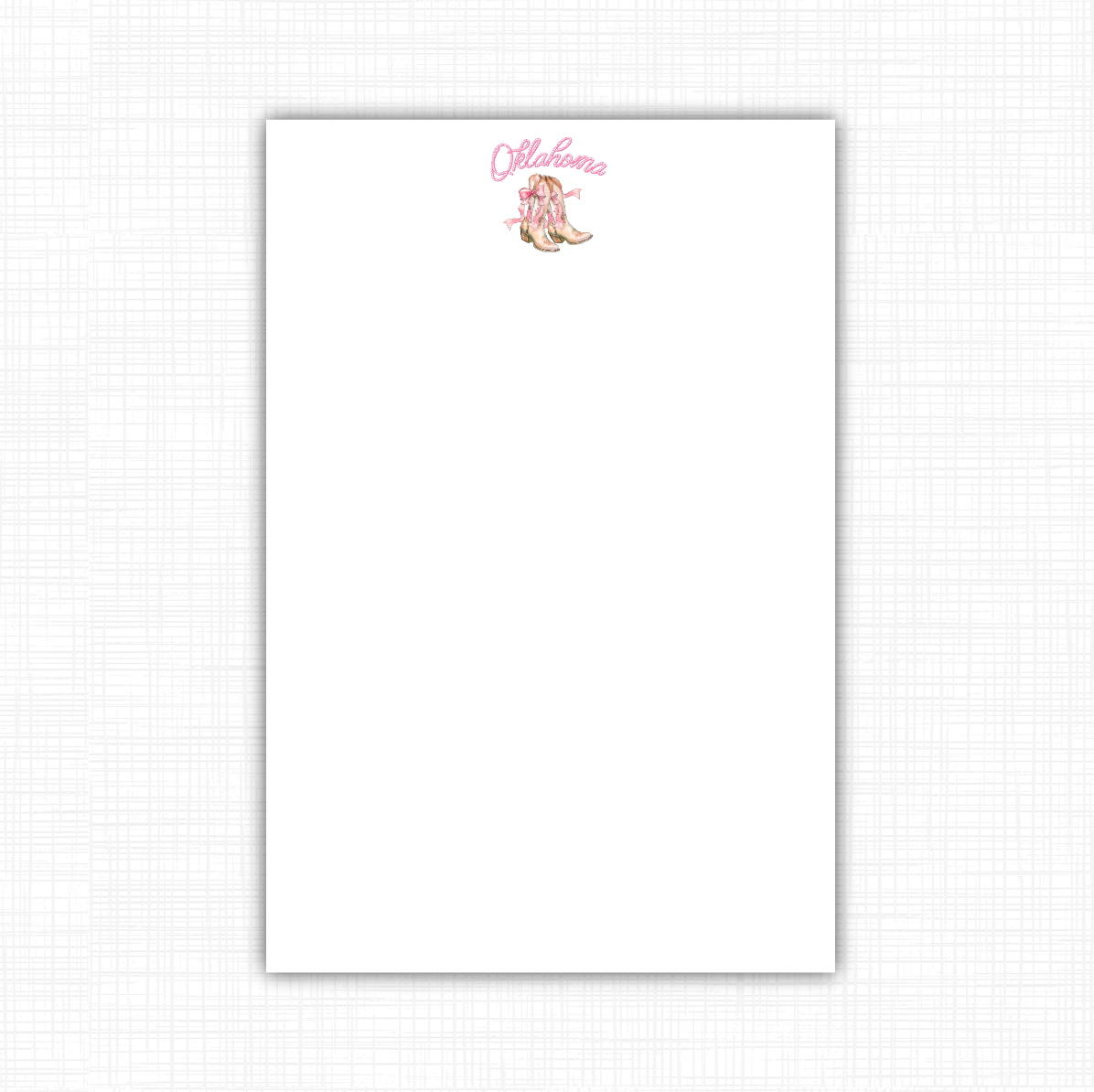 State Coquette Boots Notepad