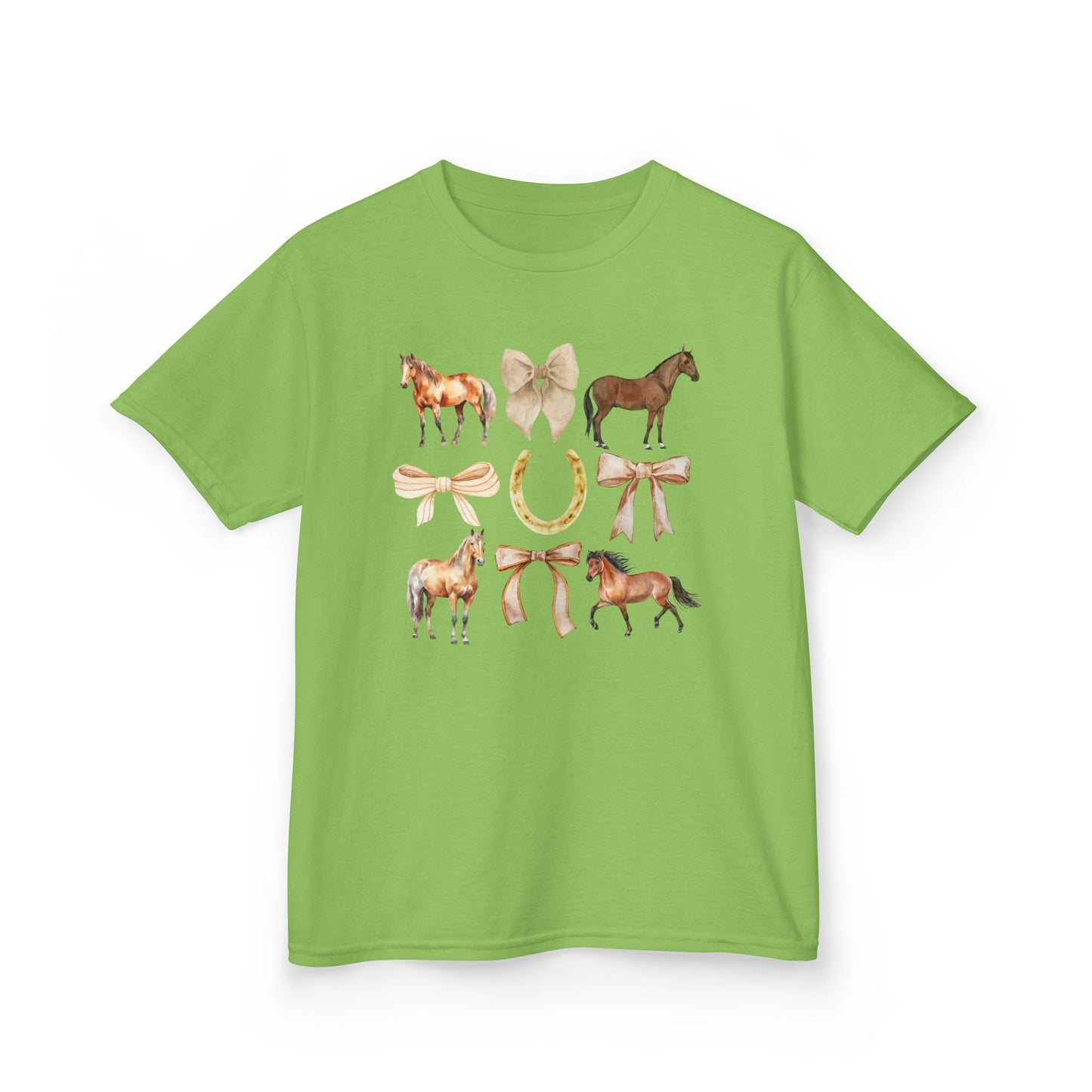 Youth Horse & Bow Coquette Tee