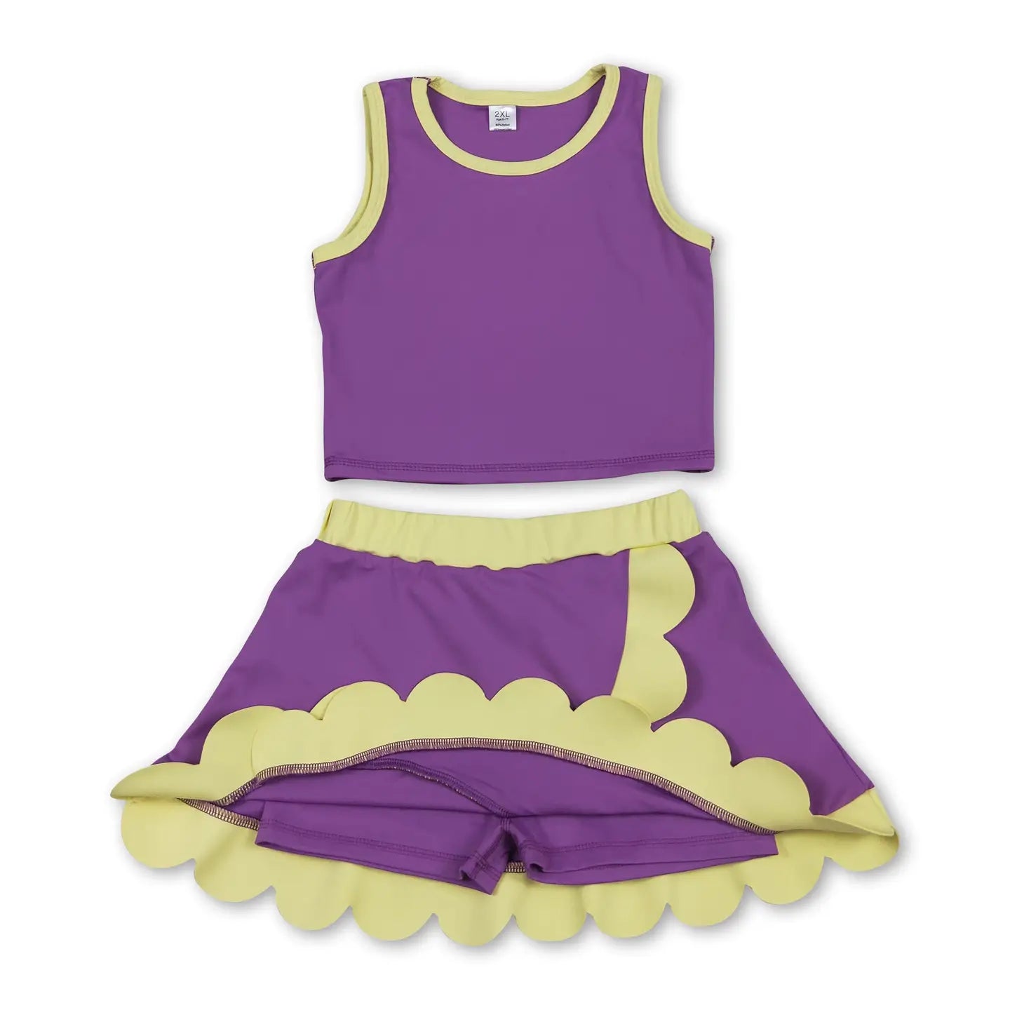 Girls Scallop Set