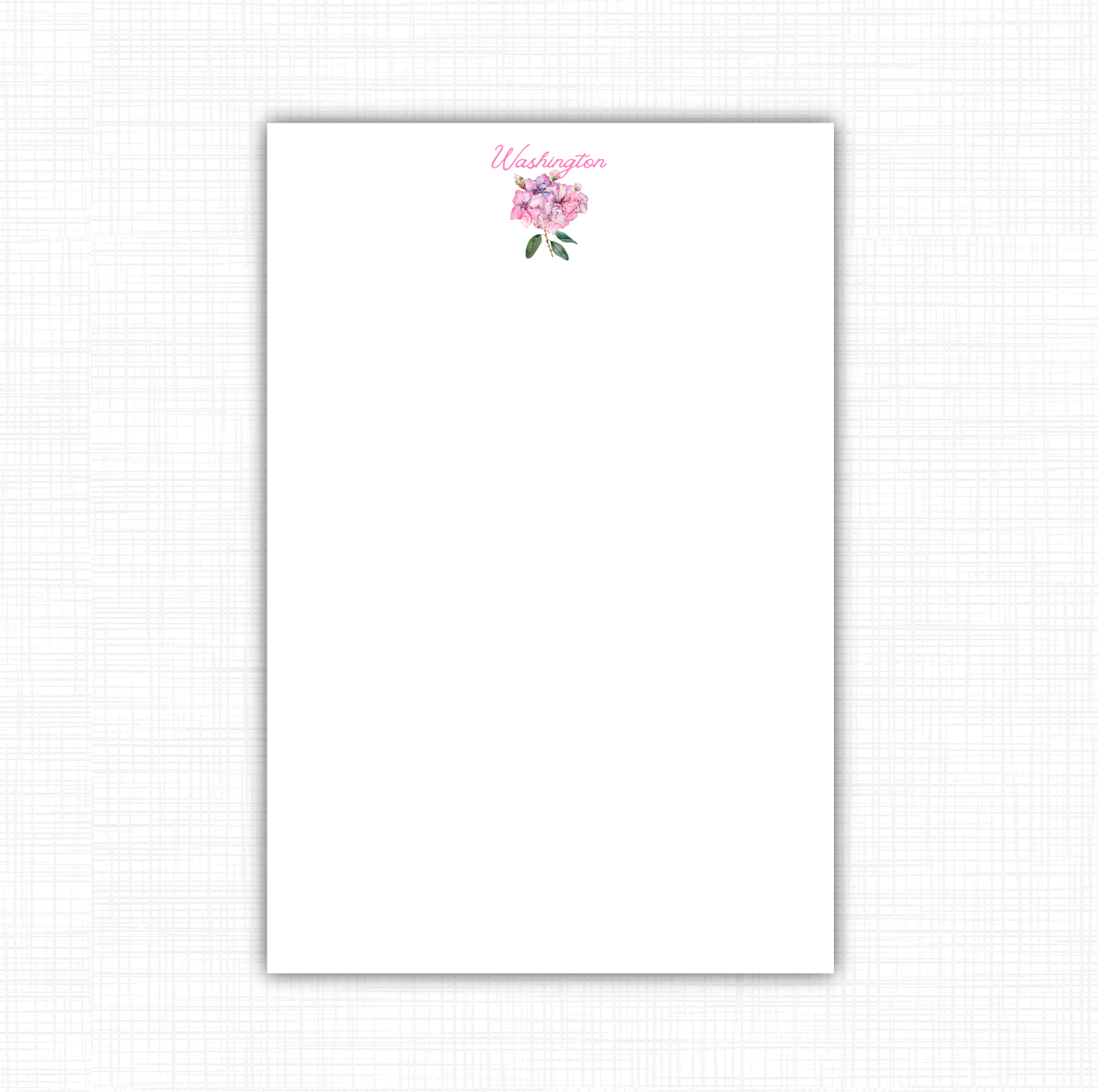 State Flower Notepad