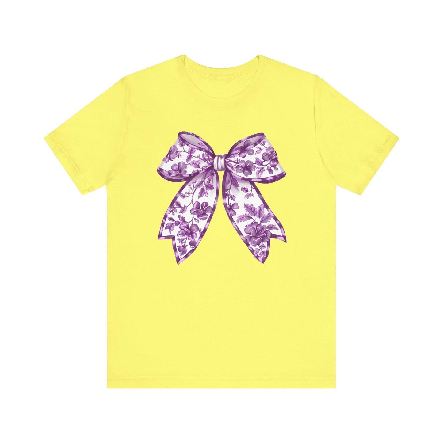 Purple Chinoiserie Bow Adult Tee