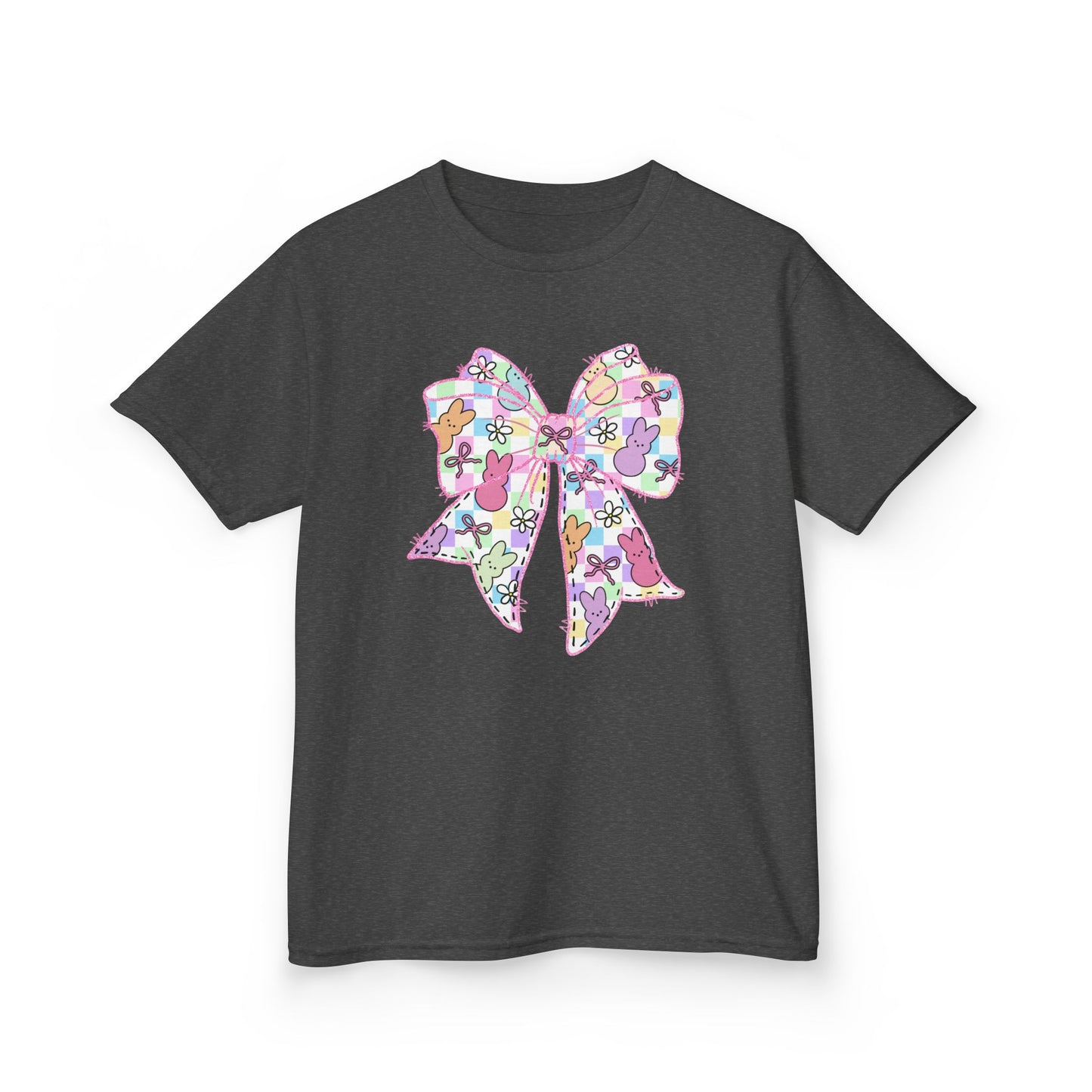 Easter Peeps Coquette Bow Youth Tee