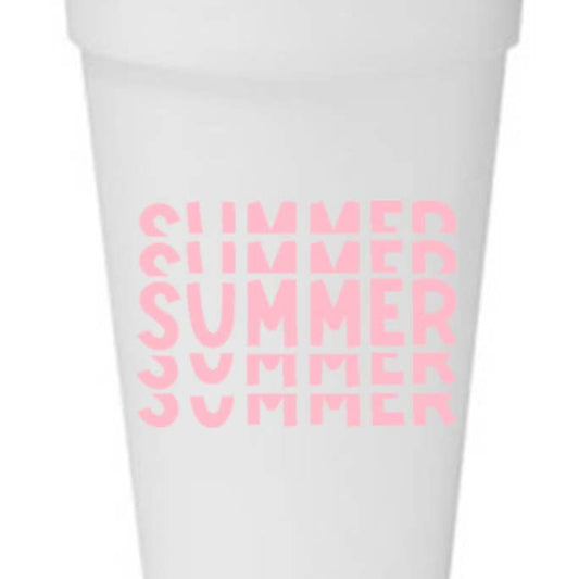 Summer Repeat Styrofoam Cups