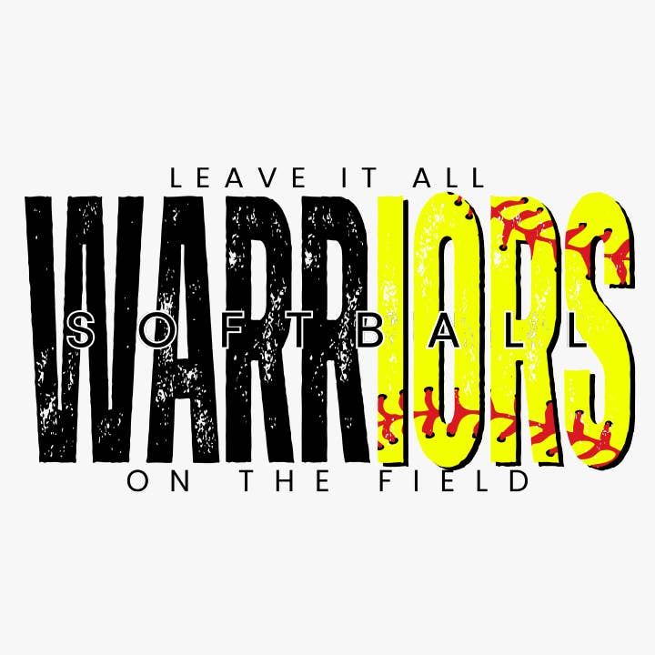 Warriors Softball DTF Transfer