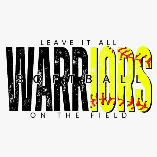 Warriors Softball DTF Transfer