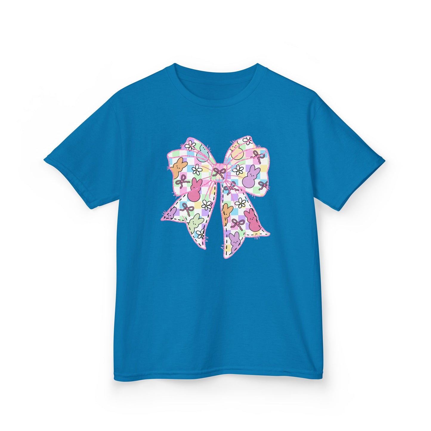 Easter Peeps Coquette Bow Youth Tee