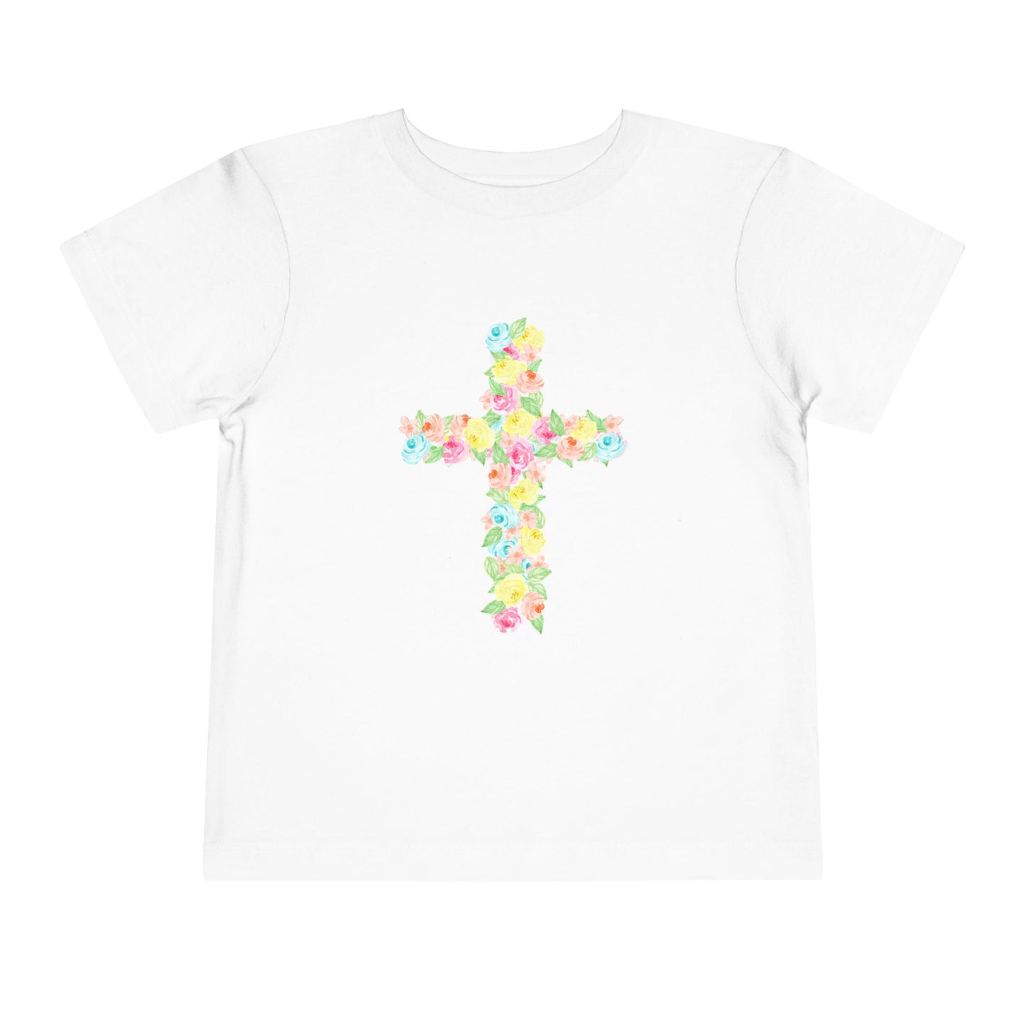 Floral Cross Toddler Tee