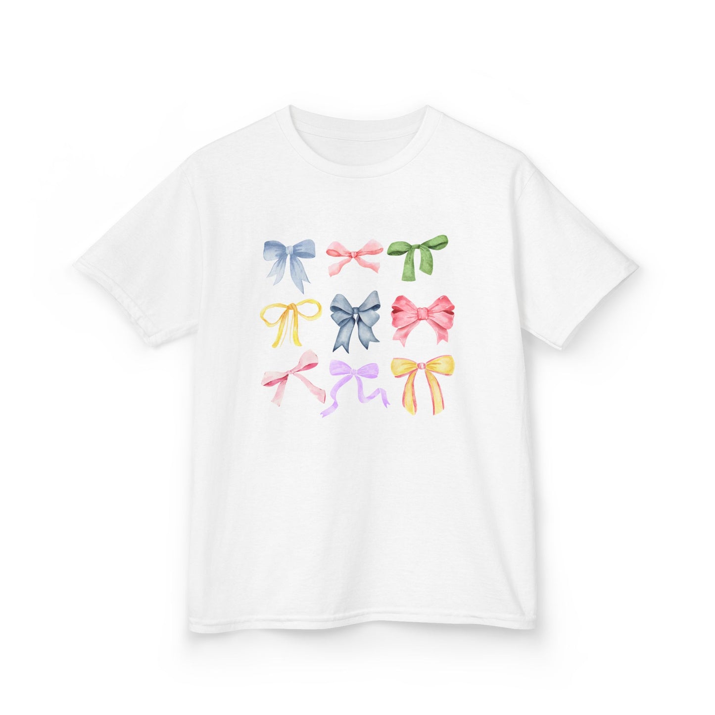 Youth Colorful Bow Coquette Tee