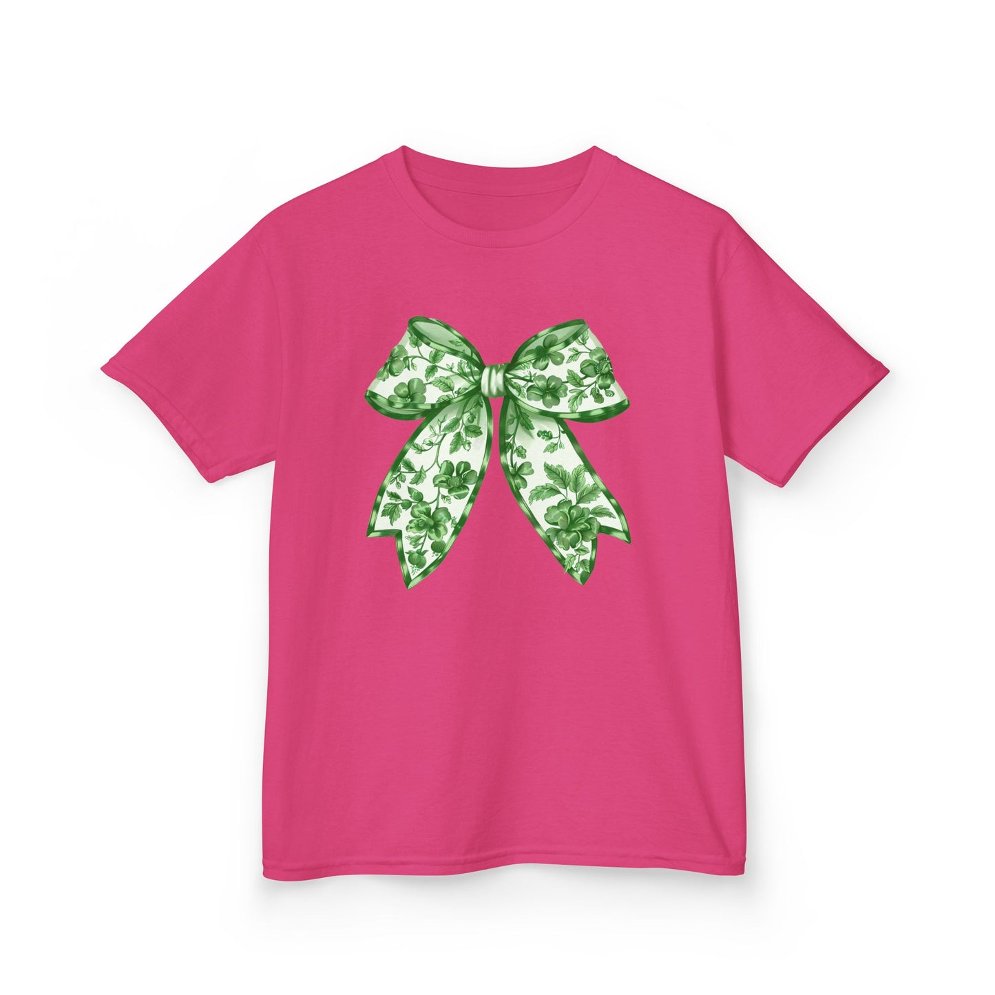 Green Chinoiserie Bow Youth Tee