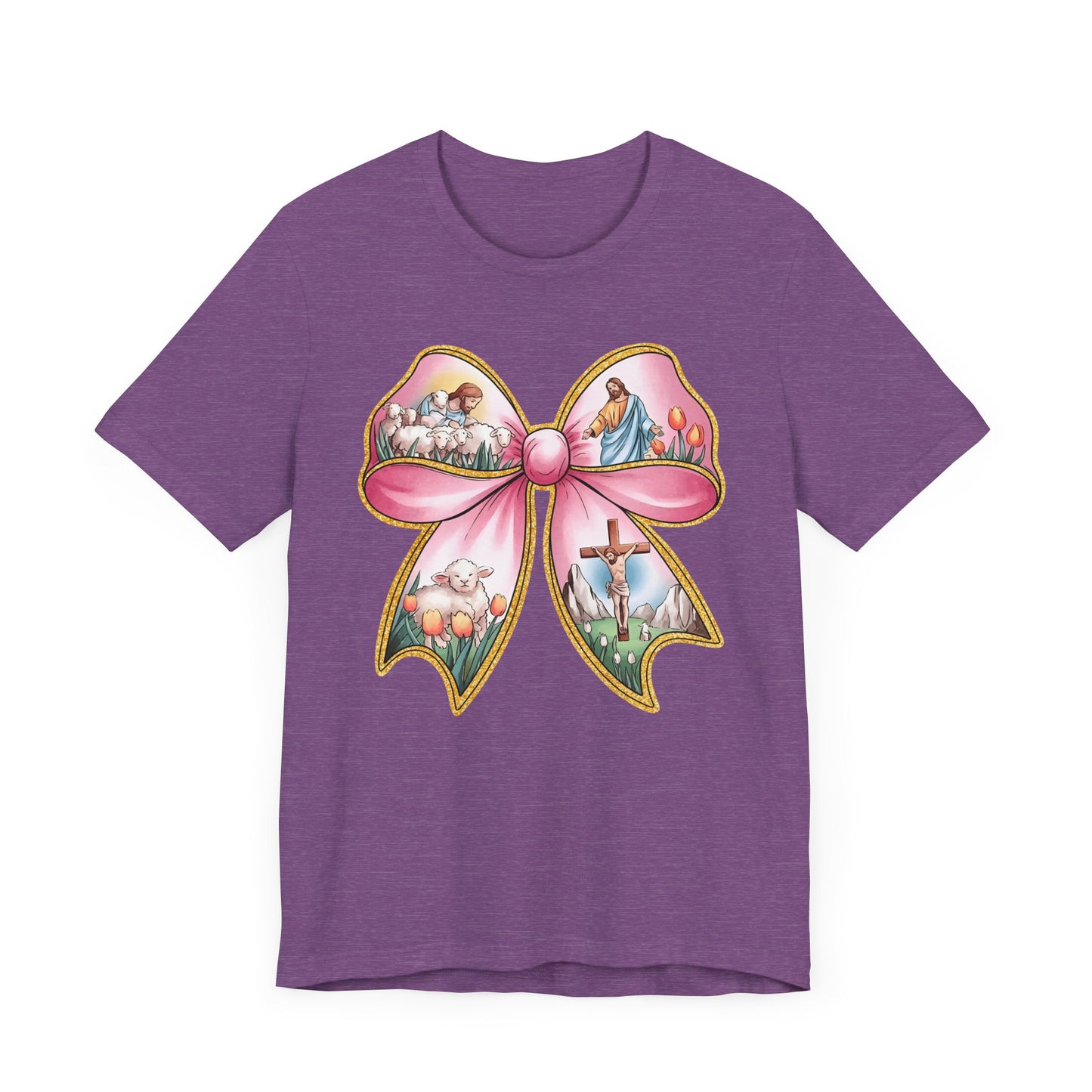 Easter Story Bow Adult Tee