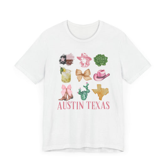 Austin Coquette Tee