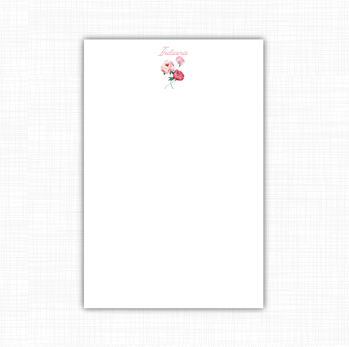 State Flower Notepad
