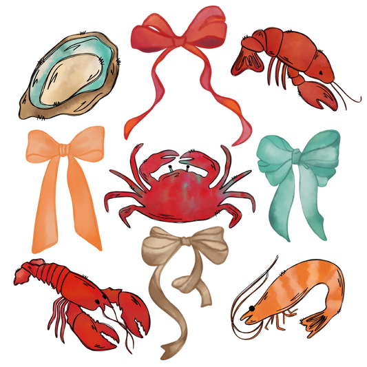 Seafood Bows DTF